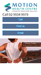Mobile Screenshot of motionhealth.com.au